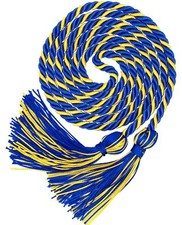 Graduation Cords Blue Gold Cords for Graduation 2025 Graduation Honor Cords M...