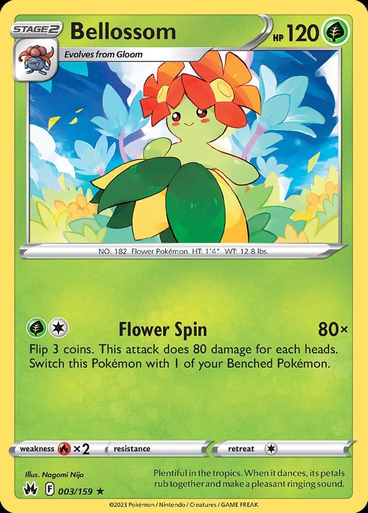 Pokemon Bellossom (3/160) Crown Zenith LP