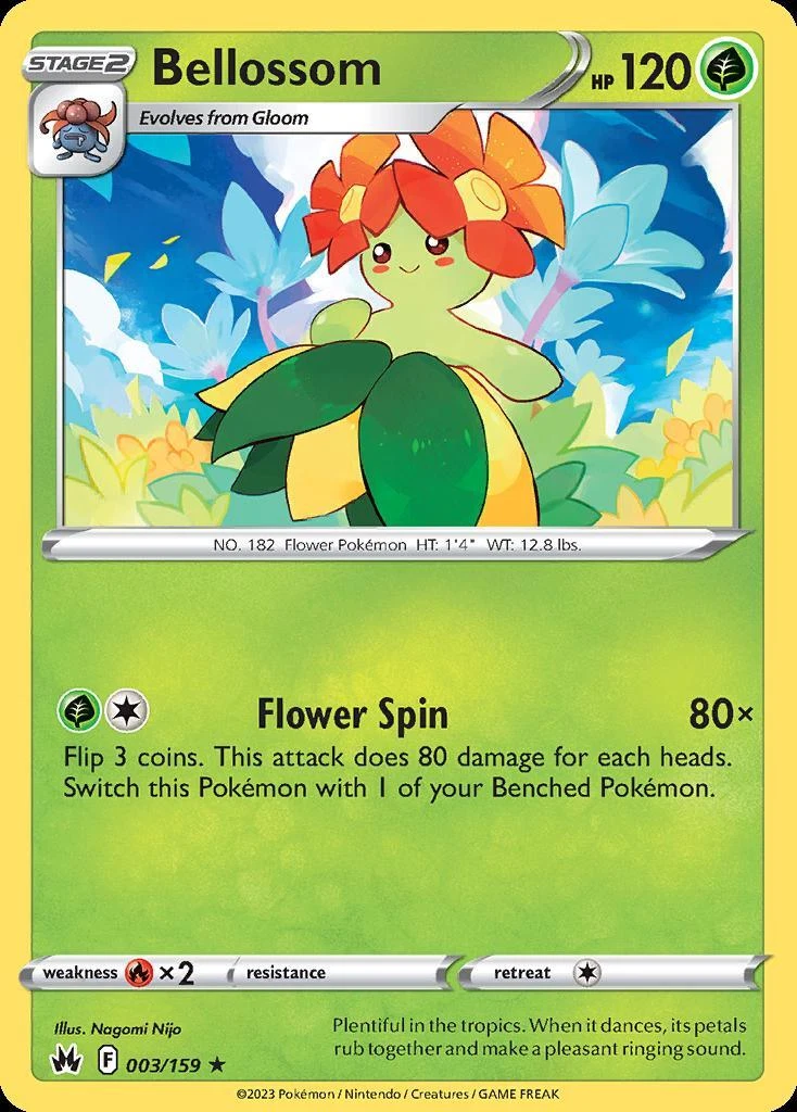 【ARS AU 真贋鑑定】英語版キレイハナ Bellossom 3/115 Bellossom Pokémon TCG Cards for sale | eBay
