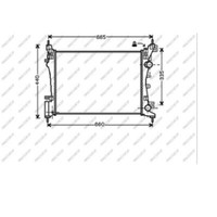 Prasco KüHler WasserküHler MotorküHler Aluminium FüR Opel Corsa D S07