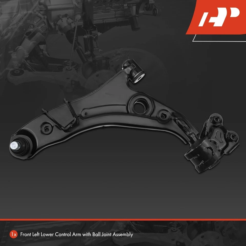 Braço de controle inferior esquerdo dianteiro com junta esférica e bucha para Ford Edge - Lincoln MKX - Imagem 3 de 4