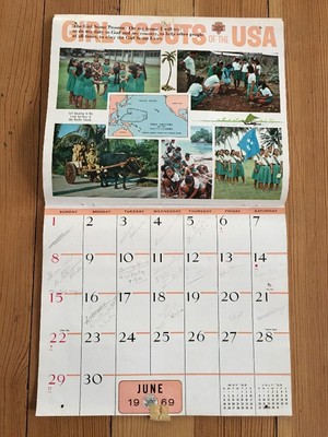 Vintage Girl Scout Calendar 1969 Complete January 69' To December 69' Wall  Hang | eBay