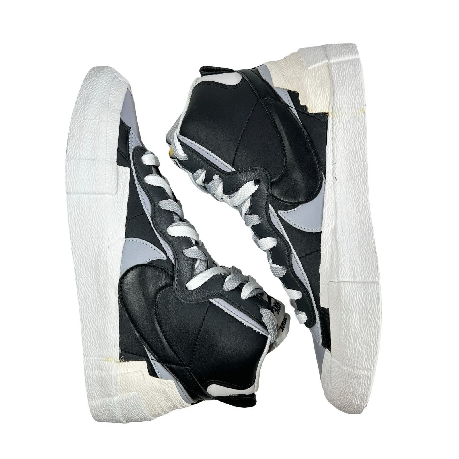 Blazer Sacai x Nike Mid Nero Grigio Taglia 8 5 BV0072 002