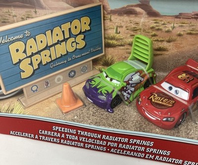 DISNEY PIXAR CARS WELCOME TO RADIATOR SPRINGS SPEEDING THROUGH w