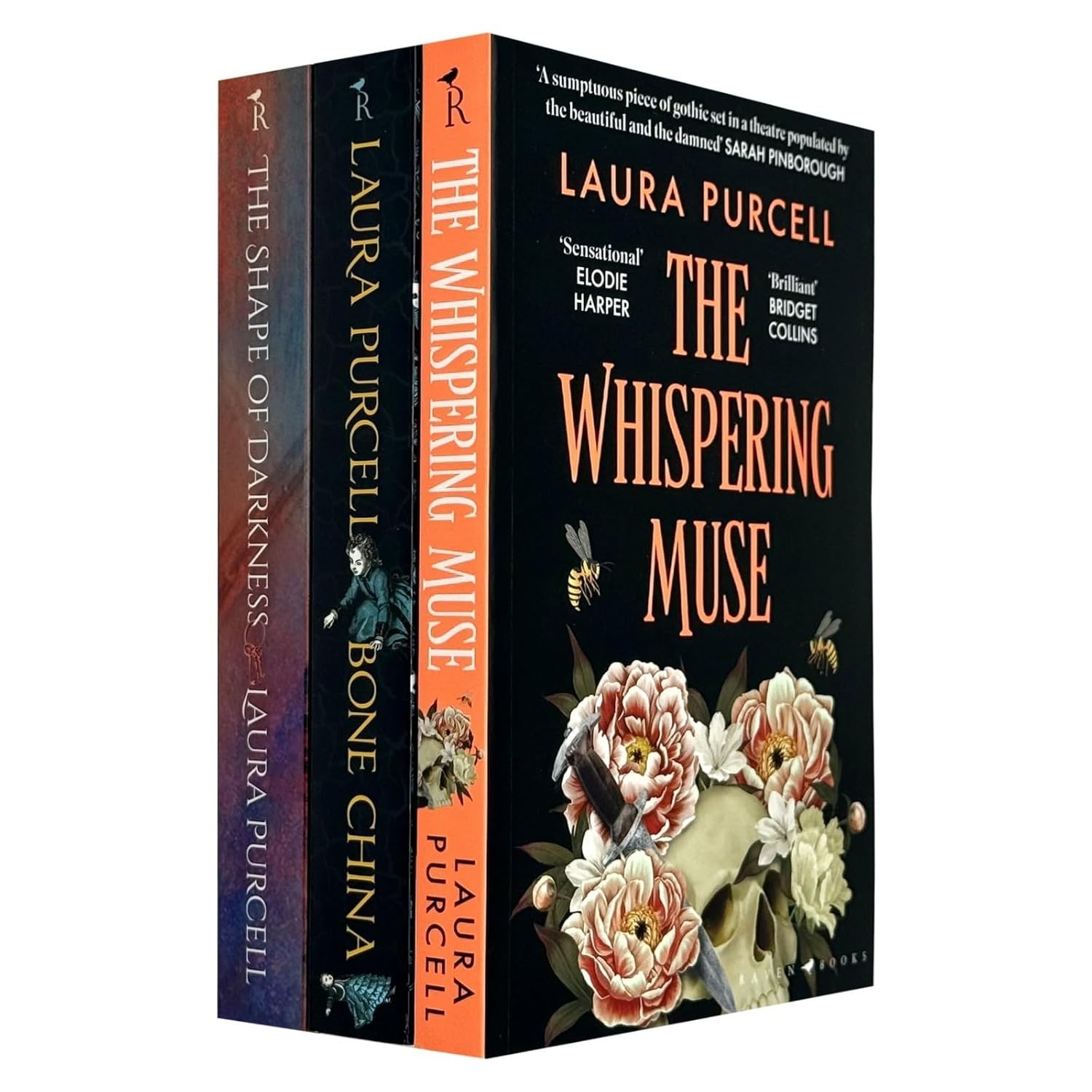 Laura Purcell Collection 3 Books Set Bone China, Shape of Darkness, Whispering