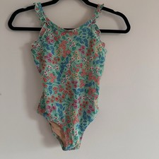 Crewcuts Girls' floral ruffle one-piece swimsuit size 10