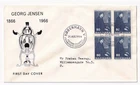 STAMP DENMARK "KOBENHAVN" "DANSK FREDNING" 1966 FDC ENVELOPE
