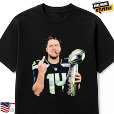 Sam Darnold Trophy Flipping Champions Shirt 2D