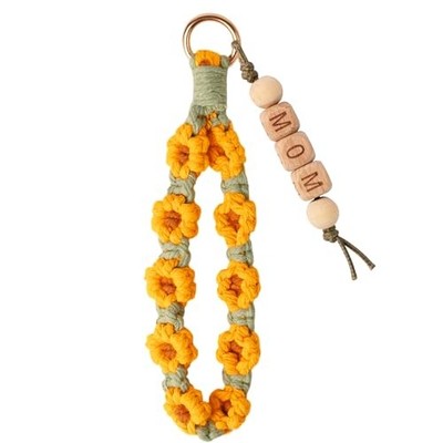 Teacher Keychain with Wristlet Keychain, Katinat- Keychain Sunflower 0804