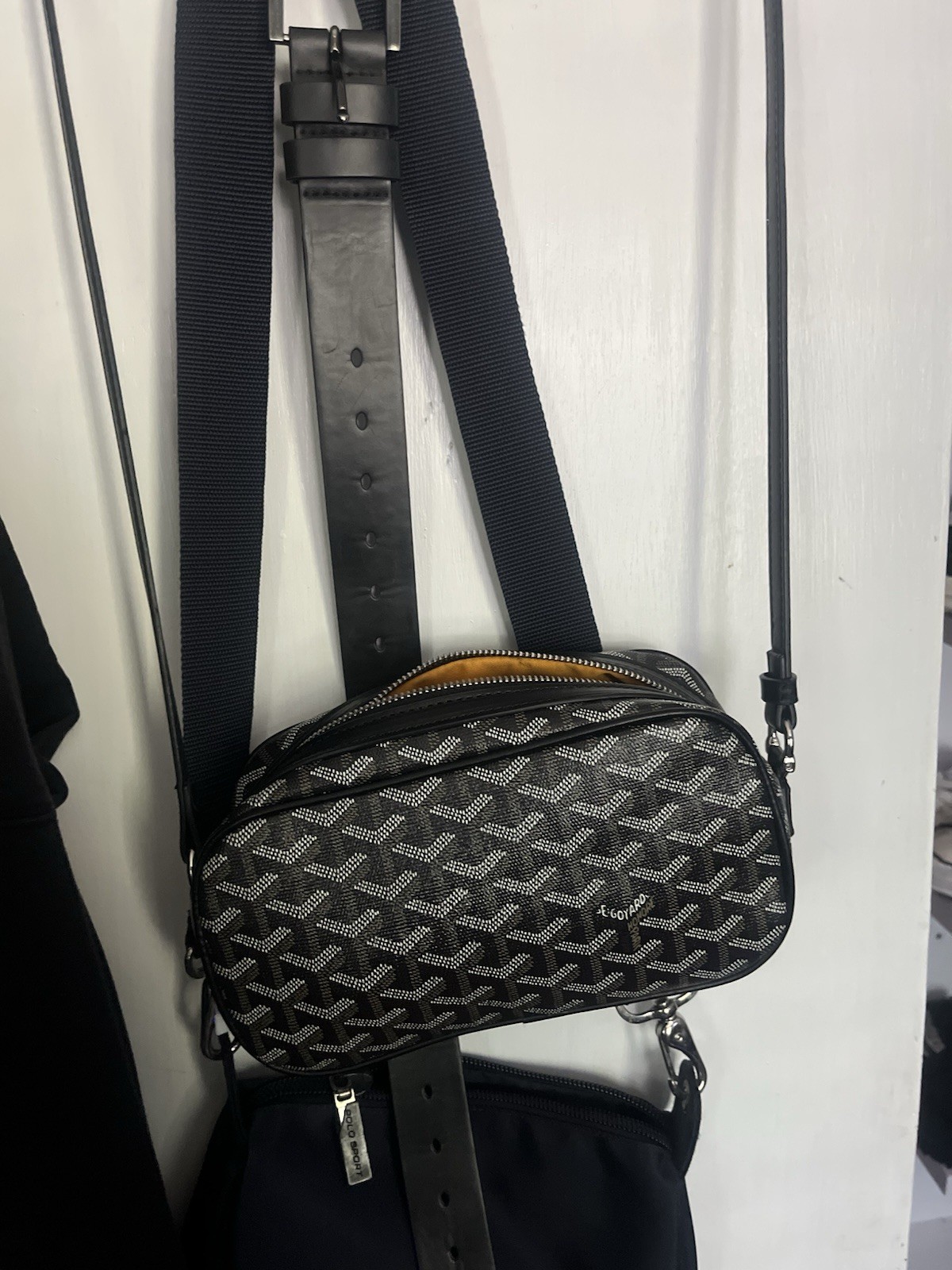 Goyard All Black Handbag with Free Shipping