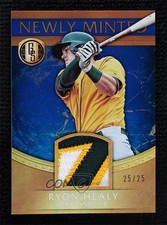 2017 Chronicles Gold Standard Newly Minted Memorabilia Blue 25/25 Ryon Healy 0c3