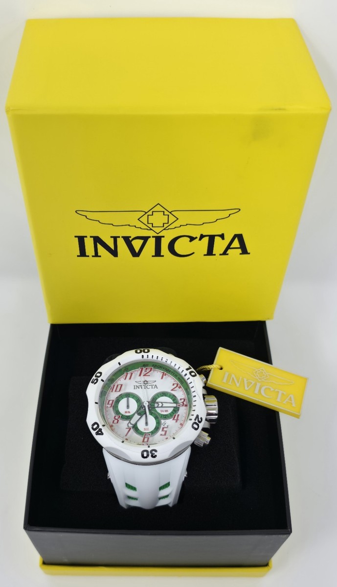 Invicta 48239 Venom Green and White Dial 52.0 mm Men's Watch for