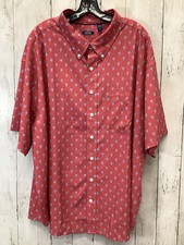 Izod Short Sleeve Button Down Shirt Size 3XB 0108-04