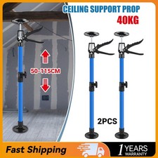 2X ADJUSTABLE DRYWALL PLASTERBOARD BUILDER CEILING EASY SUPPORT PROPS 115-290CM