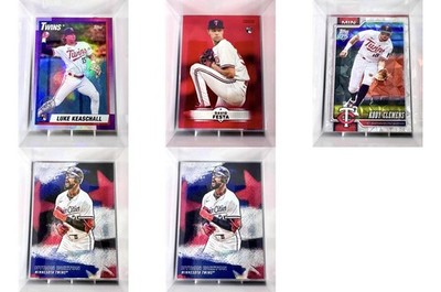 Topps Rookie & Veteran Lot Of Minnesota Twins (12) Keaschall, Buxton Parallel
