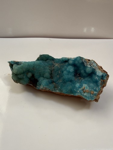 Vibrant Blue Hemimorphite Specimen - Botryoidal Crystal Crust Matrix Rock 180g⁠