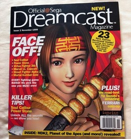 Official Sega Dreamcast Issue #2 Nov 1999 MDK2 Planet of the Apes Soul Calibur
