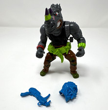 1991 TMNT Machine Gunnin’ Rocksteady Wacky Action Figure w/ Accessories