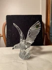 VTG WATERFORD CRYSTAL EAGLES WING 7 INCH SCULPTURE