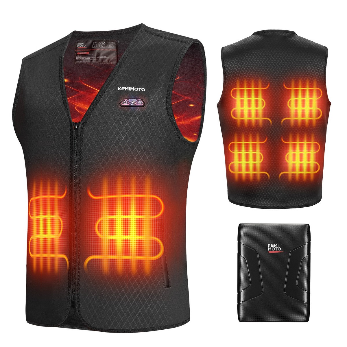 Battery Powered Vest Warm Bellella Electric Heated Vest Coat