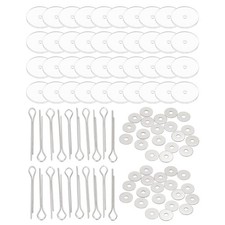 20mm Doll Joints, 20 Set Removable Cotter Pin Joints Connector and Acrylic Tray