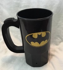 Batman Plastic Mug, Super Mug USA Vintage , 1989 DC Comics