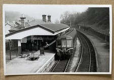 BLAENAVON STATION & 3-CAR DIESEL SET ON LAST WEEK-DAY OF PASSENGER SERVICE, 1962