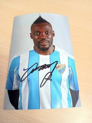 Arthur Boka FC Malaga Signed Photo NEW 