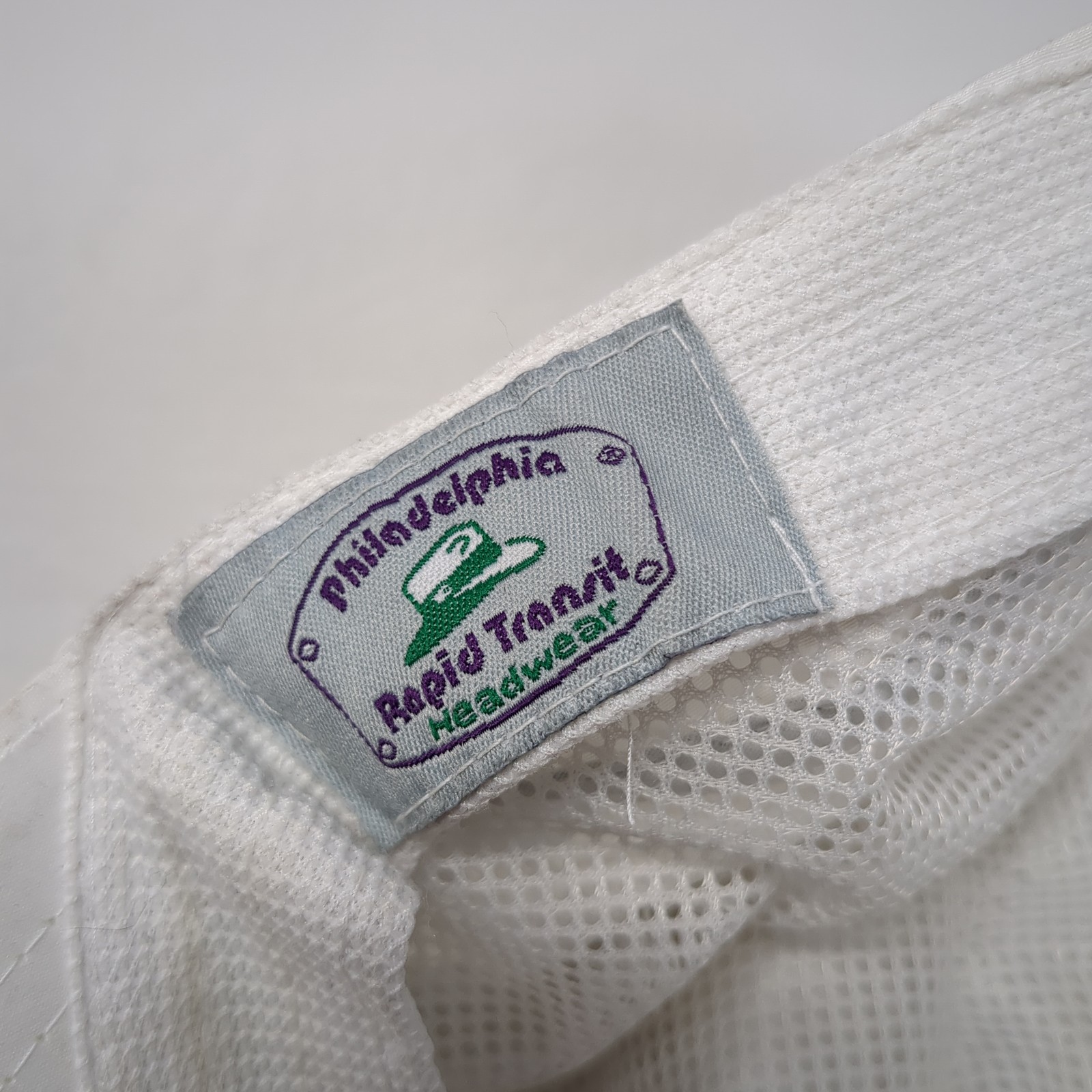 Train With Grain Strapback 5 Panel Hat White One … - image 9