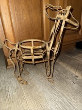 Gold Metal Reindeer Add Your Decor And Antler...