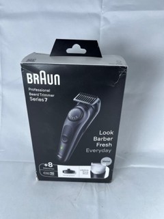 Braun Series 7 Beard Trimmer BT7440 40 Length Settings 100 min Cordless