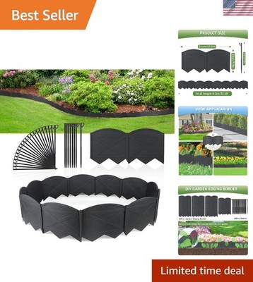 Weather-Resistant No-Dig Landscape Edging - Perfect for Creative Garden Layouts