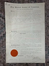 United States Land Grant Document 1901 To A Kiowa Indian Theodore Roosevelt