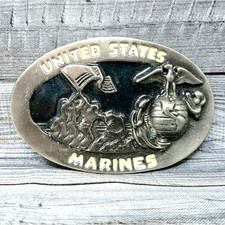 United States Marines Belt Buckle Military Vintage 80s InStyle BOA .CVB256