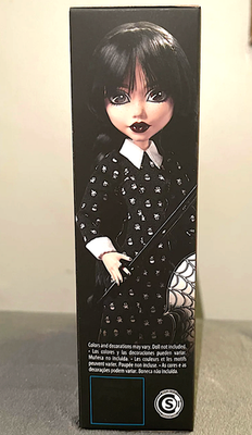 HXJ06 Mattel Creations Wednesday Addam PAINT IT BLACK Fashion Pack