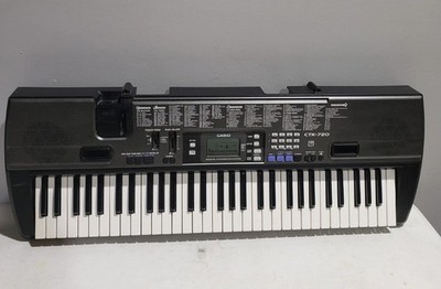 Casio CTK-720 Electronic Keyboard + Power Supply, Tested & Works