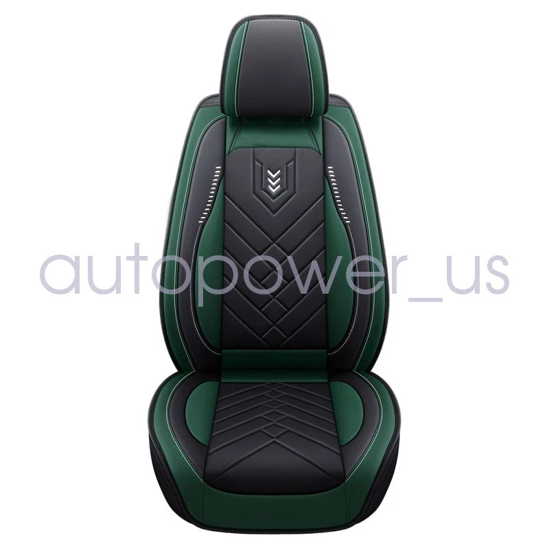 For Honda Accord Civic Pilot CR-V Car 5-Seat Cover Faux Leather Cushion Covers - Image 3 of 4