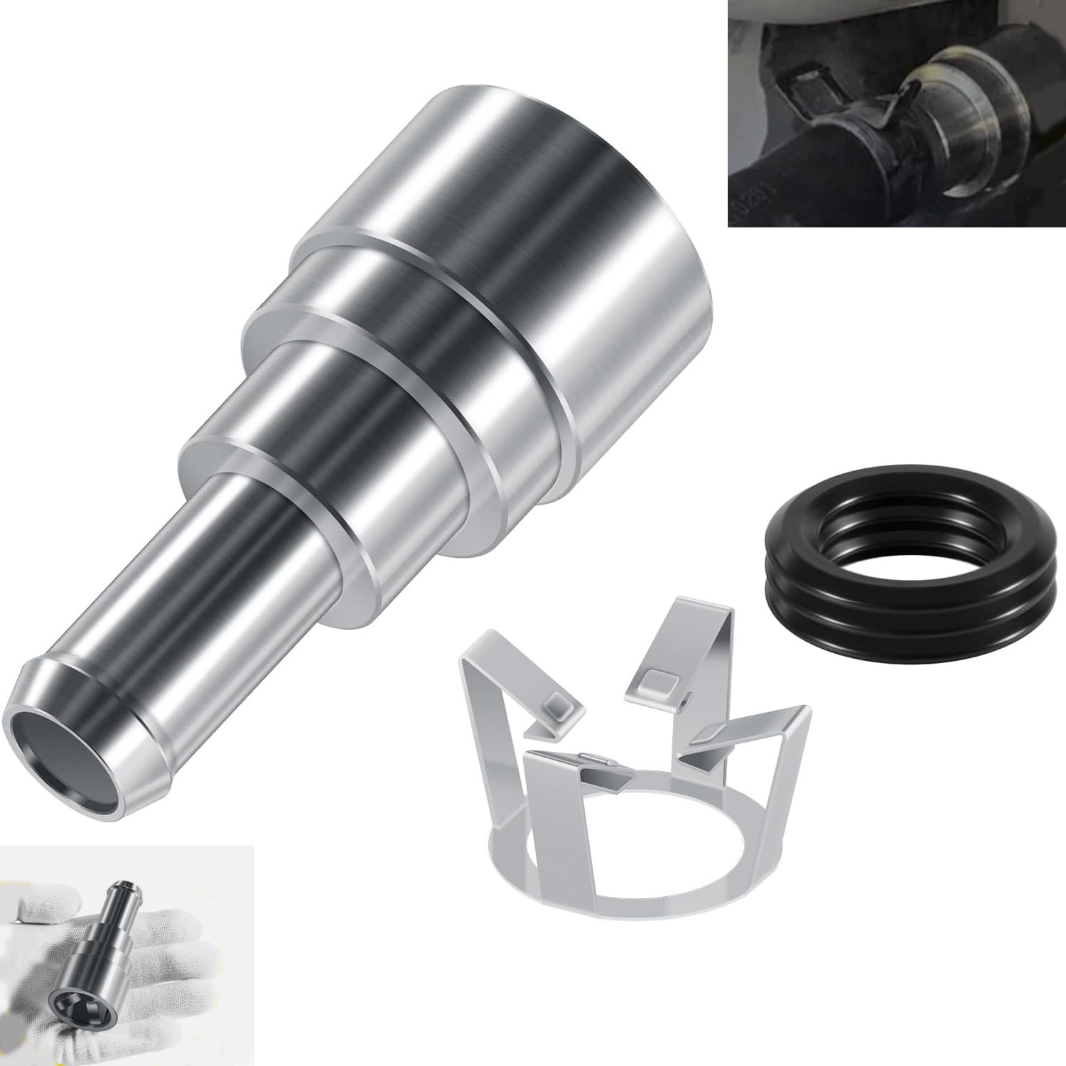 800-409HP Coolant Connector HVAC Heater Hose Connector Kit for Chevy, GMC, Ford