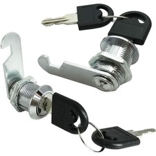 Cylinder Lock Cam Locks 2 Pack Keyed Alike 16mm 18MM Installation