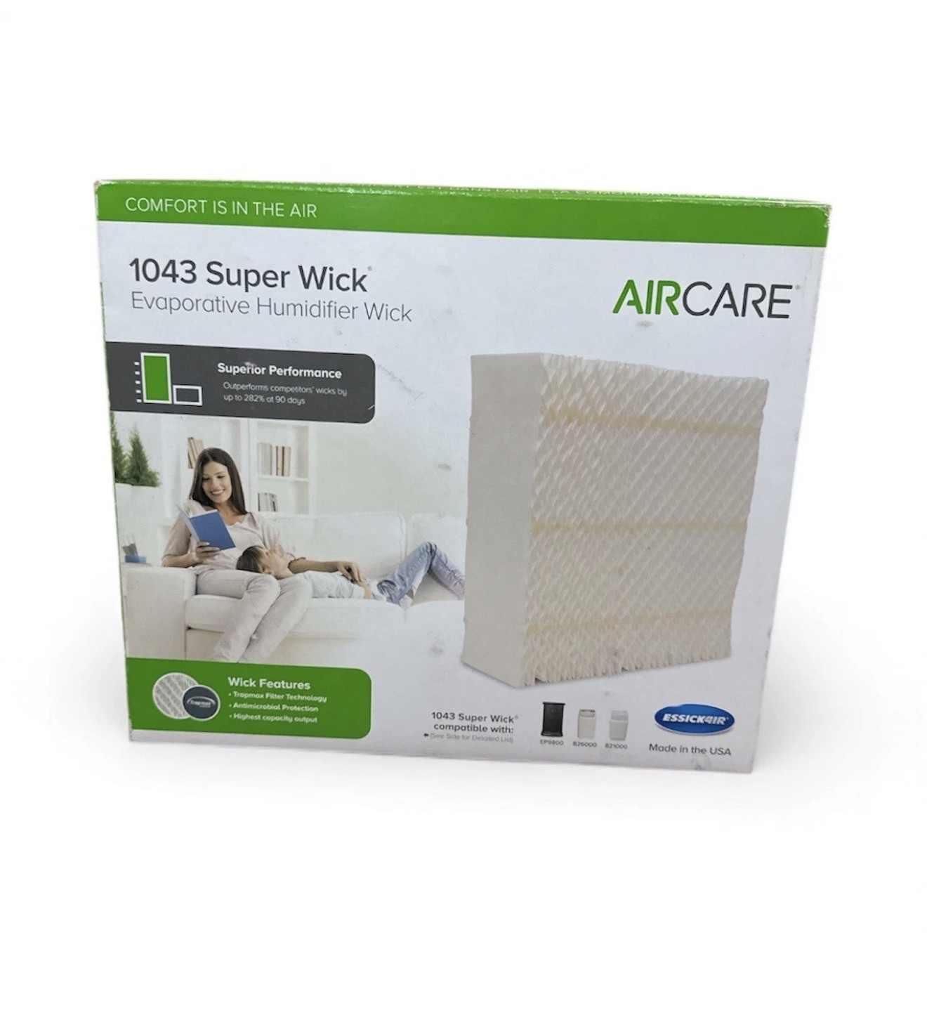 1 Pack AIRCARE Evaporative 1043 Super Wick Genuine OEM Repla