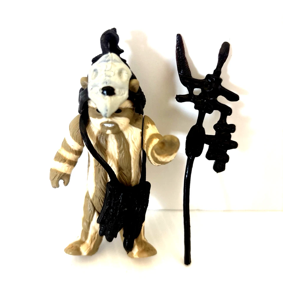 De colección '83 Star Wars Logray Ewok Completo 4 Piezas ROTJ Macau Kenner SIN REPROs Como Nuevo Foto 4 de 4