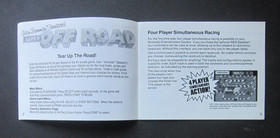 Original 1989 NINTENDO NES SUPER OFF ROAD MANUAL DE INSTRUCCIONES SOLO FOLLETO 