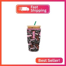 Sok It JavaSok Iced Coffee  Cold Soda Insulated Neoprene Cup Sleeve Mom Love,