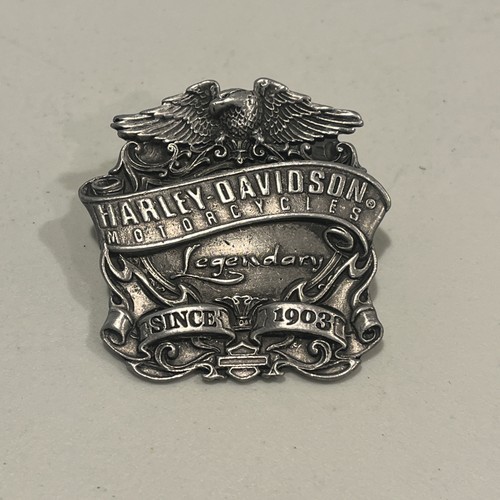 Harley Davidson Legendary Pewter Motorcycle Vest Pin