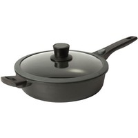 Skk Guss Schmorpfanne 28 Cm Induktion Bratpfanne Abnehmbarer Griff & Glasdeckel