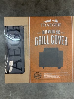 Traeger BAC513 Gray Grill Cover For Ironwood 885 Pellet Grill