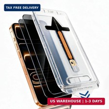 for iPhone17 Pro Max Privacy Screen Protector,2Pk Auto Kit