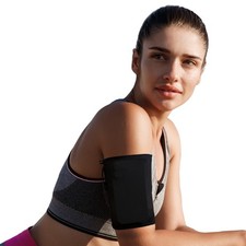 Phone Holder for Running Stretchable - Size M - Phone Armband 8-12  - Black