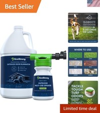 Gallon Outdoor Odor Eliminator - Eucalyptus Scented Enzyme Cleaner with Sprayer