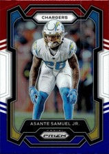 2023 Panini Prizm #152 Asante Samuel Jr. Red White and Blue